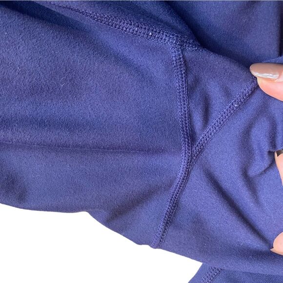 Fabletics Women L Salar Fold Over Waist Yoga Pant‎ Dark Blue - Picture 7 of 10